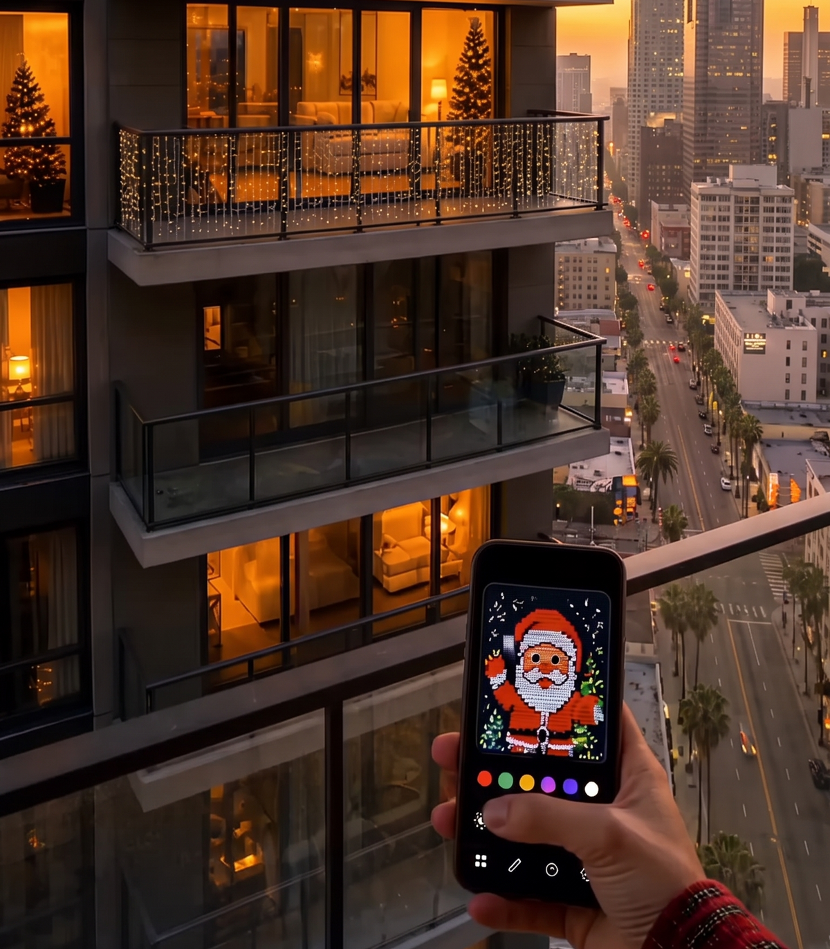 GlowMas Balcony Lights app control